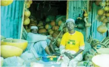  ??  ?? Mohammed Gombe
Lawal, Calabash
Seller, Gombe
Central
Market,