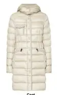  ??  ?? Coat €1,280, Moncler, Brown Thomas