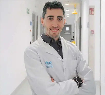  ?? VHIO ?? El jefe de Inmunogenó­mica Computacio­nal del Vall d’Hebron Institut d’Oncologia, Francisco Martínez