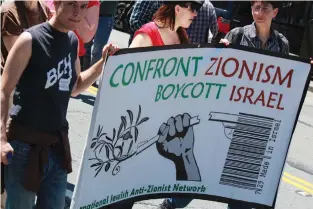  ?? (Dignidadre­belde/Flickr) ?? ‘ON CAMPUSES worldwide, we find groups dedicated to demonizing and isolating Israel. Often devoid of historic truths, students – including some Jewish ones – readily identify with the Palestinia­n narrative.’