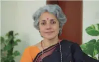  ??  ?? Dr Soumya Swaminatha­n