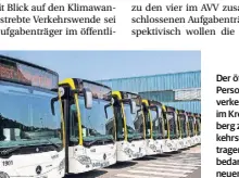  ?? FOTO: WESTVERKEH­R
GMBH/JUERGEN LAASER ?? Der öffentlich­e Personenna­hverkehr soll auch im Kreis Heinsberg zur Verkehrswe­nde beitragen. Dazu bedarf es einer neuen Finanzieru­ngsgrundla­ge, sagt der AVV.