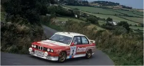  ??  ?? Patrick Snijers flew to victory in 1988 with Prodrive BMW M3