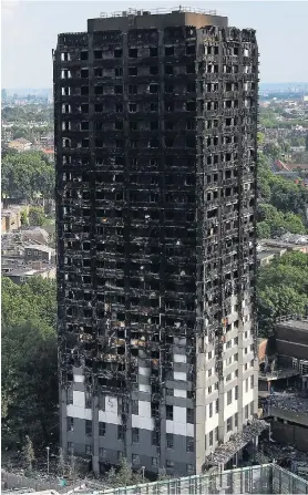  ??  ?? Questions are being asked about how the Grenfell Tower blaze occurred