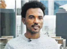  ?? SCREENSHOT TELEBÄRN ?? Der Eritreer Solomon Berihu (27) wird ausgeschaf­ft.