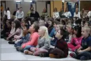  ?? LAUREN HALLIGAN - MEDIANEWS GROUP ?? Students from Troy School 18watch a special production of “Pinocchio” by Opera Saratoga as part of its Opera-ToGo program.