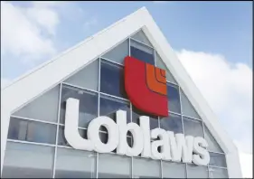  ?? Cp photo ?? A Loblaws store is seen in Montreal. Canada’s competitio­n watchdog has closed a 31/2-year civil investigat­ion into Loblaw Companies Ltd. related to allegation­s it abused its dominant position in dealing with its suppliers and determined no further...