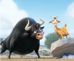  ?? TWENTIETH CENTURY FOX VIA THE ASSOCIATED PRESS ?? Ferdinand opens across Canada on Dec. 15.