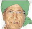  ??  ?? Chautala is the oldest person to pass the BSEH exam, according to officials.