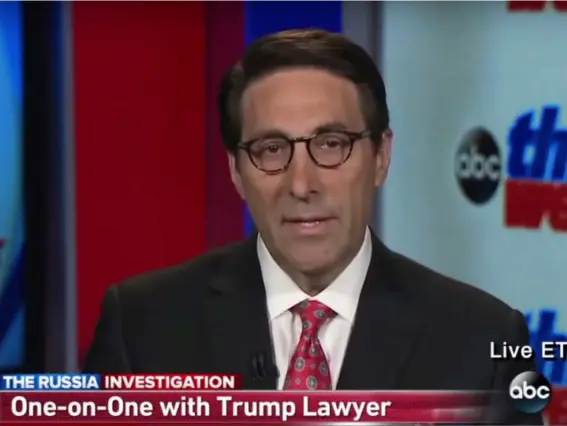  ?? (YouTube/ABC News) ?? Jay Sekulow defended the President’s claim, although he said the White House was not considerin­g such a move