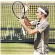  ?? FOTO: DPA ?? Applaus für die Gesamtsitu­ation: Roger Federer in Halle.