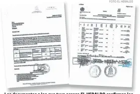  ?? FOTO: EL HERALDO ?? los documentos a los que tuvo acceso el HERALDO confirman los préstamos de medicament­os que hizo Honduras a el Salvador.