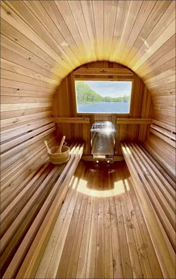 ?? THE NEW york TIMES / ALMOST HEAVEN Saunas ?? Enthusiast­s swear there is no better place to shut out (and sweat out) the world’s current cares than inside a sauna.