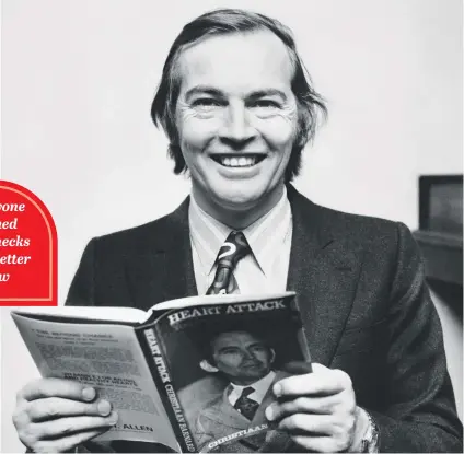  ?? Pictures: AFP ?? WORLD FIRST. This file photo, taken on May 2, 1972 in London, shows South African surgeon Christiaan Barnard posing with his book during a press conference.