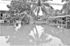  ??  ?? Kampung Rawa-Rawa is one of the villages hit by flood in Tawau.