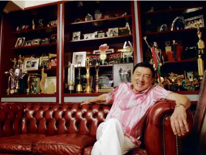  ?? ROMY HOMILLADA ?? DOLPHY: Thanks for the memories