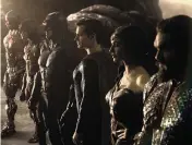  ?? HBO Max/TNS ?? DC Comics characters join forces to save the world again in the four-hour version of ‘Zack Snyder’s Justice League.’
minutes.