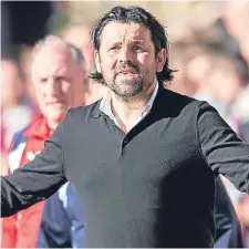  ??  ?? Dundee manager Paul Hartley.