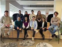  ?? ?? Equipo de Innitius, ‘start up’ nacida en 2017 y con sede en Bilbao.