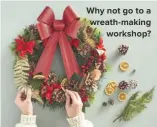  ??  ?? do you want to get the room repainted? don’t leave this to the last minute – book a decorator in early november or leave it until the why not go to a wreath-making workshop?