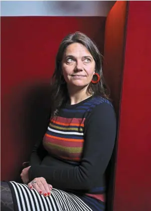  ?? | PHOTO : THOMAS BREGARDIS, OUEST-FRANCE ?? L’autrice rennaise Christine van Geen s’attaque au mythe de l’allumeuse dans un essai publié au Seuil.