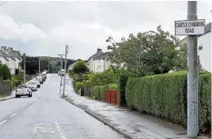  ??  ?? Vandalism Six cars were targeted on Castle Chimmins Road last month