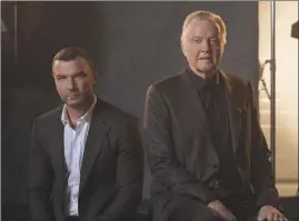  ??  ?? Liev Schreiber and Jon Voight star in “Ray Donovan”