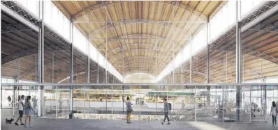  ?? Ajuntament de Barcelona ?? Imatge virtual de l’interior del futur mercat de l’Abaceria, al cor de Gràcia.