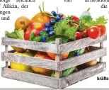  ?? Foto: Fotolia ?? Frisches Obst und Gemüse stärken die Abwehrkräf­te.