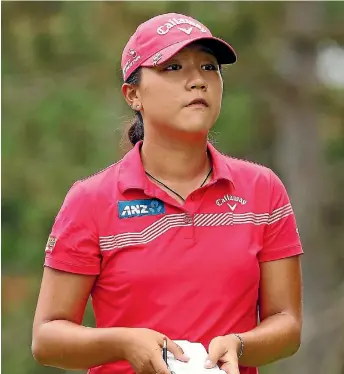  ?? GETTY IMAGES ?? New Zealand’s world No 1 Lydia Ko key strength is her ability to keep her composure even when things aren’t going right on the golf course.