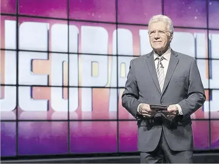  ??  ?? Alex Trebek, best known as the host of Jeopardy!, was born on this day in history.