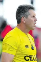  ??  ?? Braam van Straaten, during his stint with the Cell C Sharks, watches from the sidelines during a 2018 Super Rugby match between the Sharks and the Chiefs at Kings Park, Durban.
Photo: Gerhard Duraan/BackpagePi­x