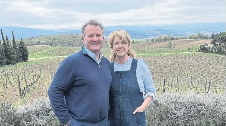  ?? ?? YORKSHIRE CONNECTION­S: Above, James and Catherin Kinglake, of Domaine Begude; below right, the Seaview Block at Yealands in New Zealand.