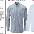  ??  ?? Chambray button-down shirt, £59, gloverall.com Khaki shirt, £105, folkclothi­ng.com Mr P button-down shirt, £125, mrporter.com