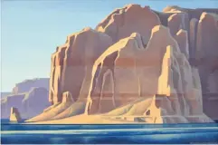  ??  ?? Ed Mell, Lake Powell, oil, 24 x 36". Courtesy Mark Sublette Medicine Man Gallery.