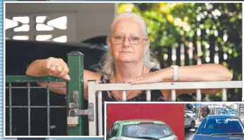  ?? ?? White Rock resident Rainee Nicholls (above) has taken extra measures to protect her property after a recent break-in; and (right) Cameron Borg’s family has sought therapy after having two vehicles stolen.