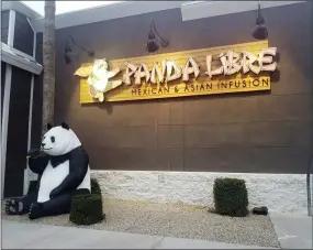  ?? AP PHOTO/TERRY TANG ?? Panda Libre, an Asian-Mexican fusion restaurant, in Gilbert, Ariz., is pictured on Feb. 27.