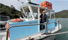  ?? SCOTT HAMMOND/STUFF ?? Outward Bound maintenanc­e manager Vic Koller says the Matakana needs a new home. The vessel was originally a spare lifeboat for the ill-fated Wahine.