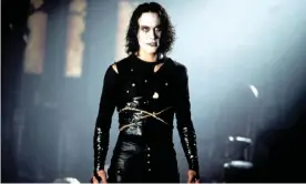  ?? Photograph: Everett Collection/IBL Bildbyr/Allstar/Buena Vista Internatio­nal ?? Brandon Lee in 1993’s The Crow, in which he was fatally shot on set by another actor.