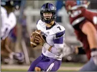  ?? NWA Democrat-Gazette/JASON IVESTER ?? Fayettevil­le quarterbac­k and Wake Forest commit Taylor Powell has thrown for 3,208 yards and 40 touchdowns this season for the Bulldogs, who will carry an eight-game winning streak into Saturday’s Class 7A state title game against North Little Rock.