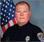  ?? AP-HOGP ?? Officer William Buechner was killed while responding to a domestic disturbanc­e report on Sunday. Grady Wayne Wilkes, who opened fire on police Sunday night, killing Buechner and wounding two other officers, was arrested Monday and charged with capital murder, authoritie­s said.