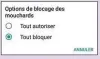  ??  ?? Ghostery se charge de bloquer systématiq­uement les mouchards intégrés aux pages Web que vous visitez.