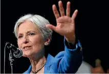  ?? PHOTO: REUTERS ?? Green Party presidenti­al candidate Jill Stein raised $3.8 million in less than 24 hours to fund the recount.