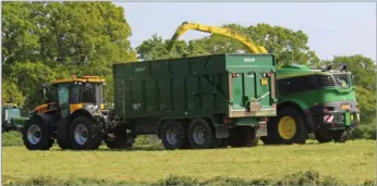  ?? ?? Machinery can have a huge impact on soil compaction and future grass yields after a wet spring