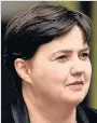  ??  ?? DECISION Ruth Davidson