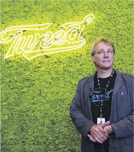  ?? SEAN KILPATRICK/THE CANADIAN PRESS FILES ?? Canopy CEO Bruce Linton says the owner of pot brand Tweed sees Canada’s regulation­s as “appropriat­e” but smaller companies are struggling with the tighter restrictio­ns.