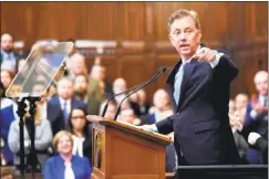  ?? Arnold Gold / Hearst Connecticu­t Media ?? Gov. Ned Lamont released his proposed budget on Wednesday.