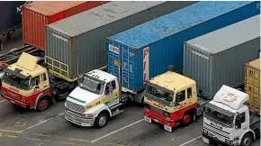  ??  ?? Moving goods around New Zealand, and in and out of the country, is a frustratin­g experience for importers and exporters.