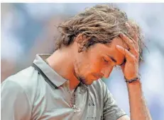  ?? FOTO: FERNANDEZ/AP/DPA ?? Alexander Zverev sucht weiter nach seiner Form. An diesem Samstag steigt er beim ATP-Masters in Rom ins Geschehen ein.