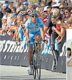  ??  ?? Platz drei bei der Tour 2008, Heldenstat­us für Bernhard Kohl – danach folgte das Doping-Beben.